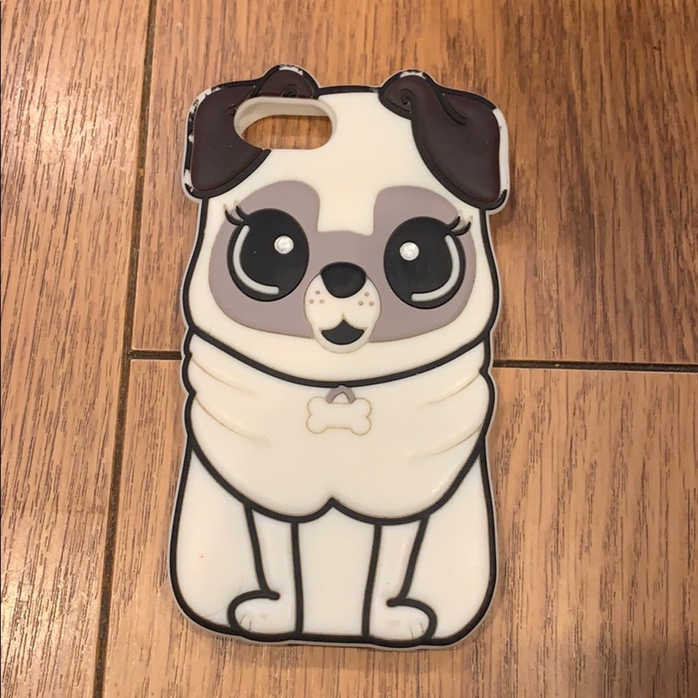 Pug silicone phone case